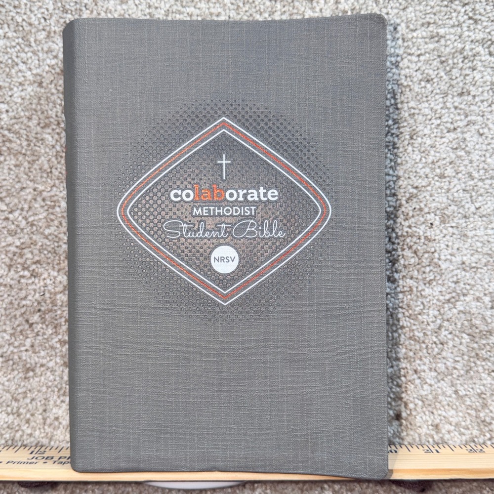 Colaborate Methodist Student Bible NRSV Grey Hardcover Sparkhouse 2016 Edition